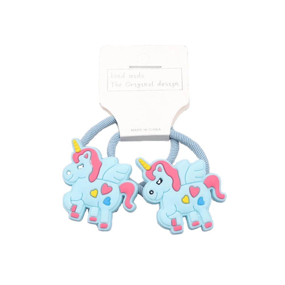 Unicorn Silicone Hair Ties for Girls - Gummia